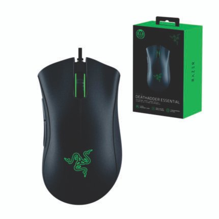 MOUSE RAZER DEATHADDER ESSENTIAL (Blanco & Negro)