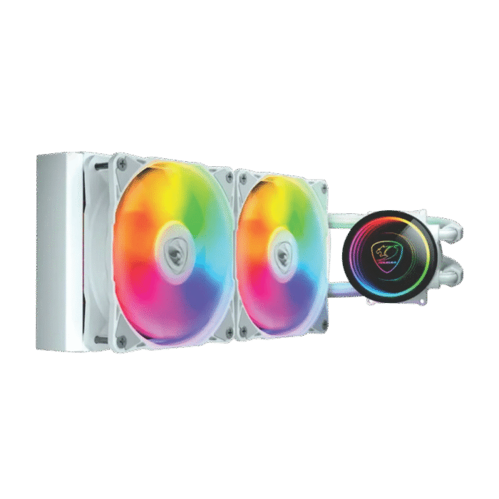 REFRIGERACION LIQUIDA COUGAR POSEIDON ELITE ARGB 240ML BLANCA - Imagen 3