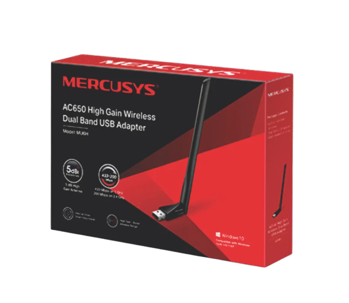 ADAPTADOR USB DUAL BAND AC650 MERCUSYS - Imagen 4