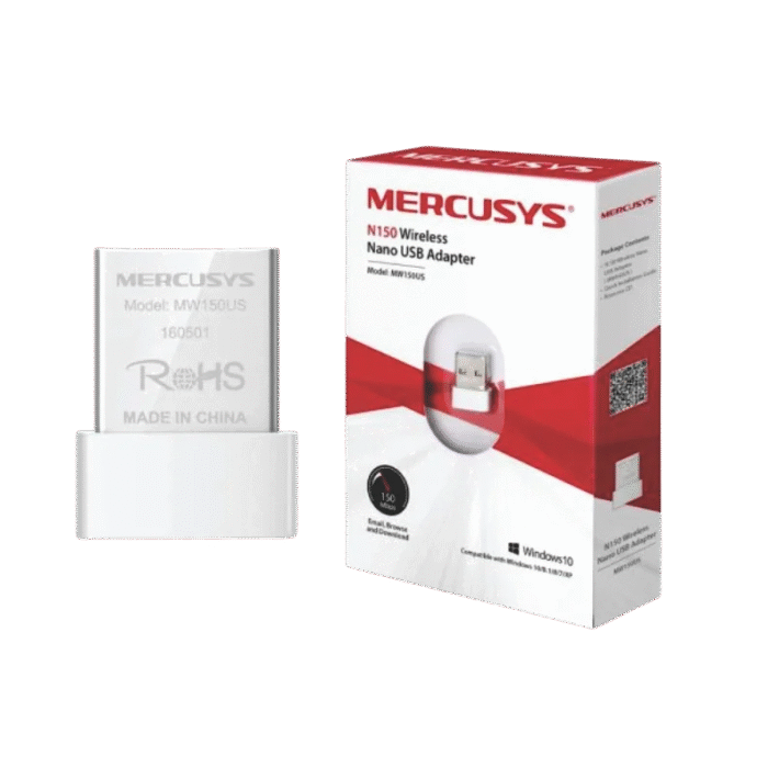 NANO ADAPTADOR USB MERCUSYS N150 WIRELESS MW150US - Imagen 4