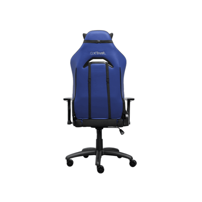 Silla Gamer Trust Ruya Roja y Azul | Diseño Ergonómico | Reclinable | Ajuste de Altura | Acabado Premium Rojo/Azul - Imagen 7