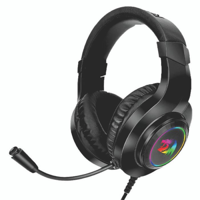 DIADEMA GAMER REDRAGON HYLAS H260 RGB NEGRA - ROSADA - Imagen 1