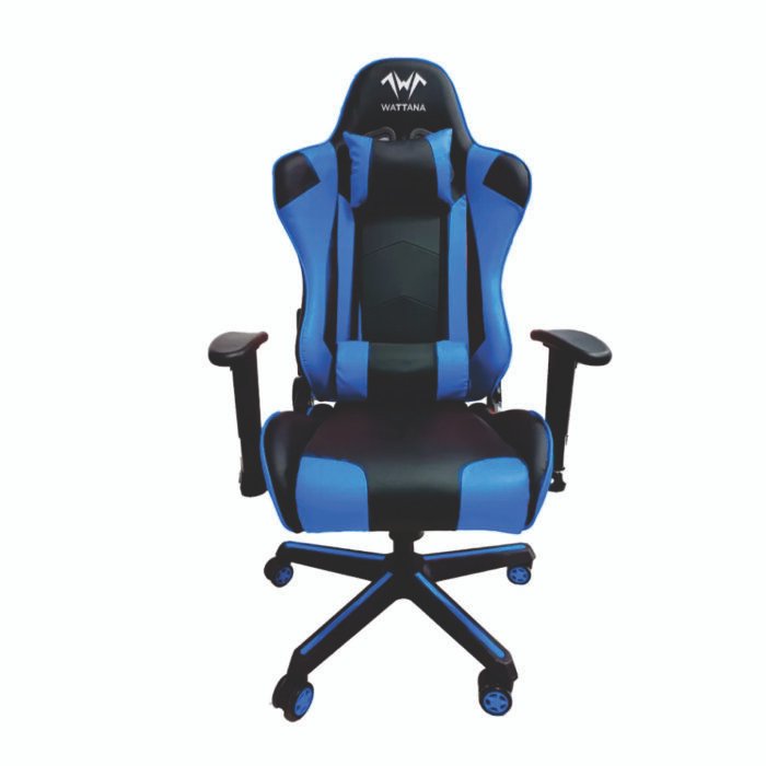 Silla WATANA AZUL SILLA GAMER WATTANA NEGRA - AZUL, NEGRA - ROJA - Imagen 1
