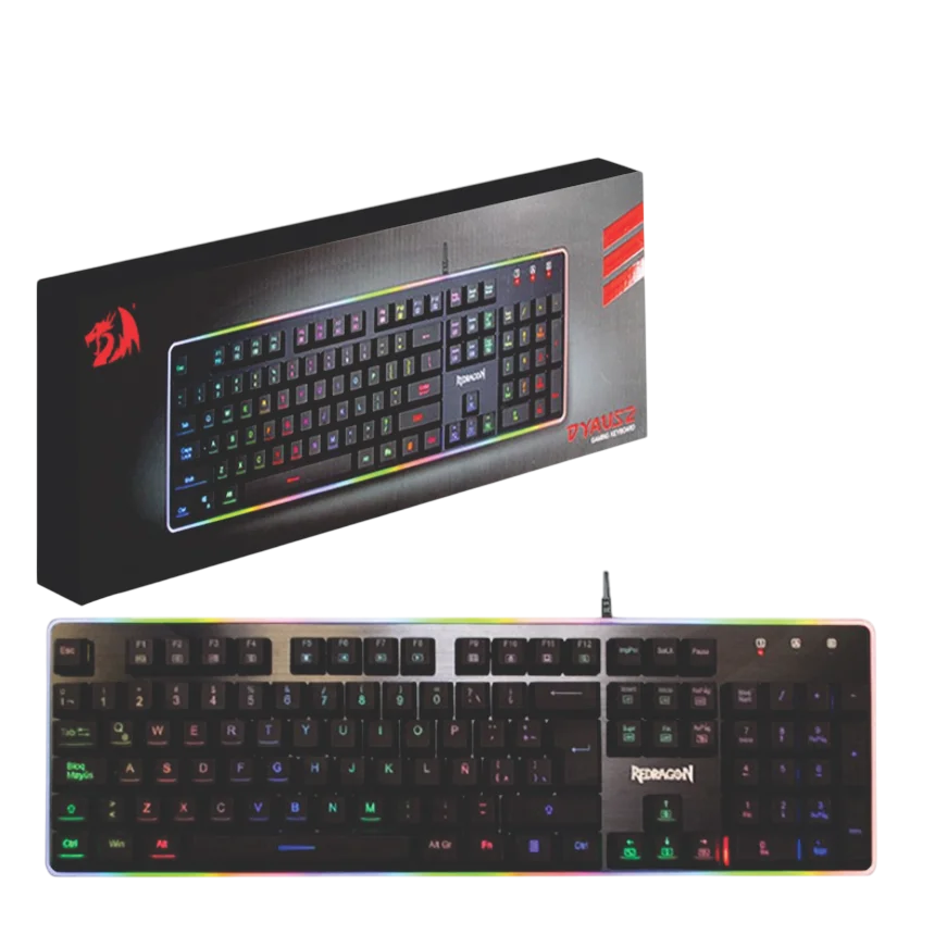TECLADO-REDRAGON-DYAUS-K509-2-Photoroom TECLADO GAMER REDRAGON DYAUS K509 RGB EN ESPAÑOL NEGRO - Imagen 1
