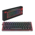 TECLADO GAMER REDRAGON FIZZ PRO K616 RGB SWICH ROJO NEGRO - ROSA