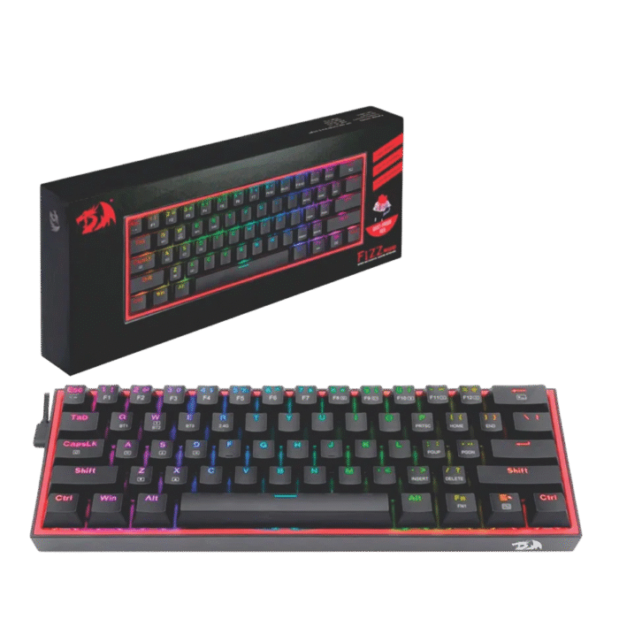 TECLADO GAMER REDRAGON FIZZ PRO K616 RGB SWICH ROJO NEGRO - ROSA - Imagen 5