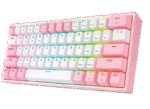 TECLADO GAMER REDRAGON FIZZ PRO K616 RGB SWICH ROJO NEGRO - ROSA - Imagen 2
