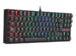 TECLADO MECANICO GAMING REDRAGON KUMARA RAINBOW  EN ESPAÑOL - NEGRO - BLANCO - Imagen 2