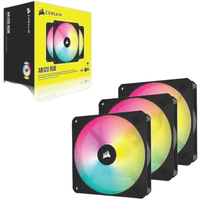 KIT VENTILADORES CORSAIR AR120 RGB - Imagen 5