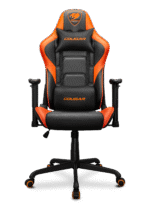Silla Gamer Cougar Armor Elite Naranja/Dorado | Reclinable 160° | Ergonómica | Estructura de Acero