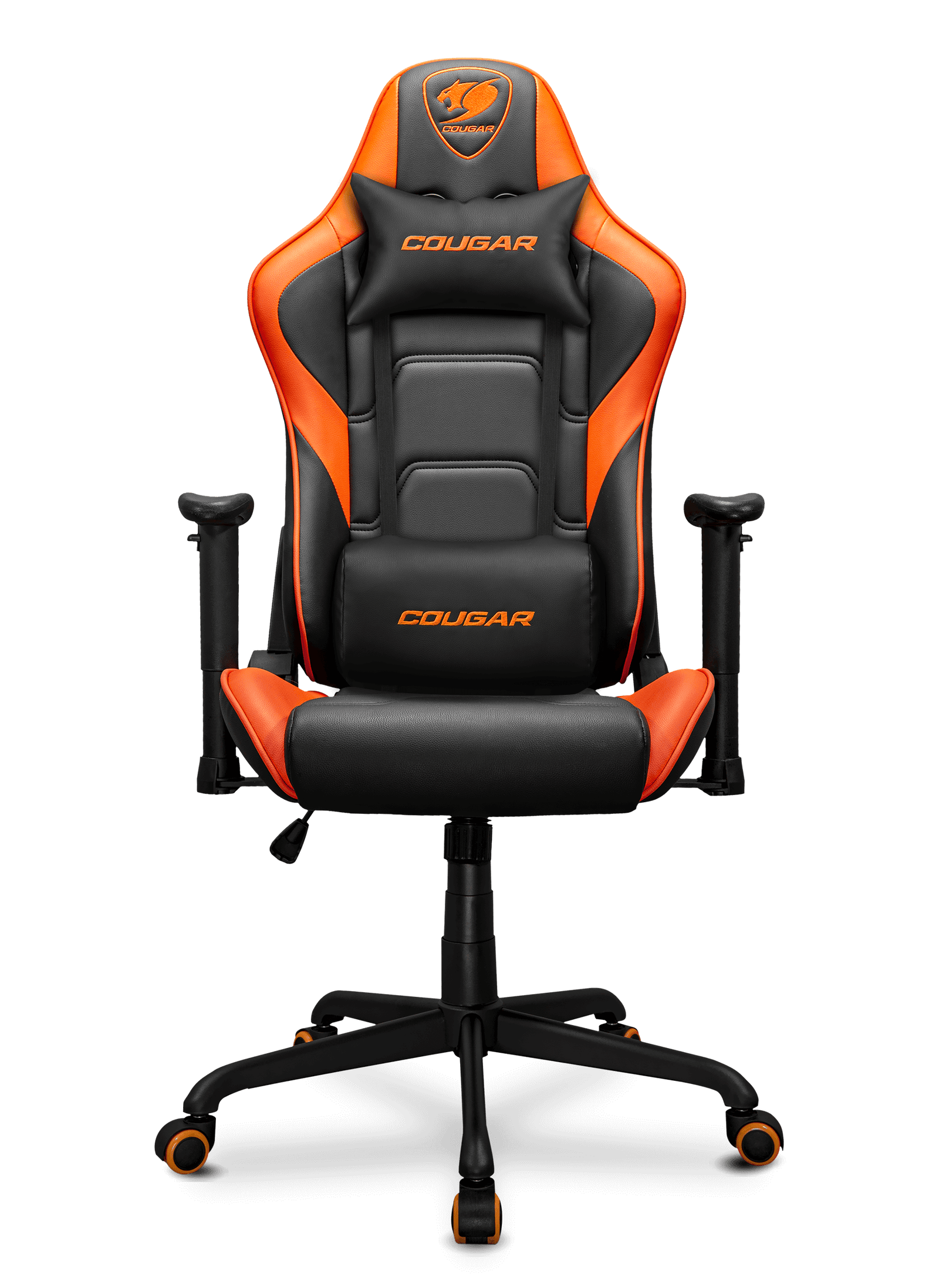 Armor-elite-03 Silla Gamer Cougar Armor Elite Naranja/Dorado | Reclinable 160° | Ergonómica | Estructura de Acero - Imagen 1