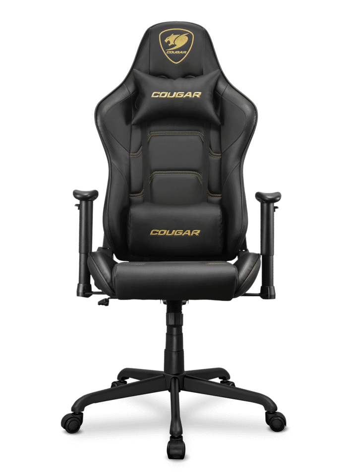 Silla Gamer Cougar Armor Elite Naranja/Dorado | Reclinable 160° | Ergonómica | Estructura de Acero - Imagen 6