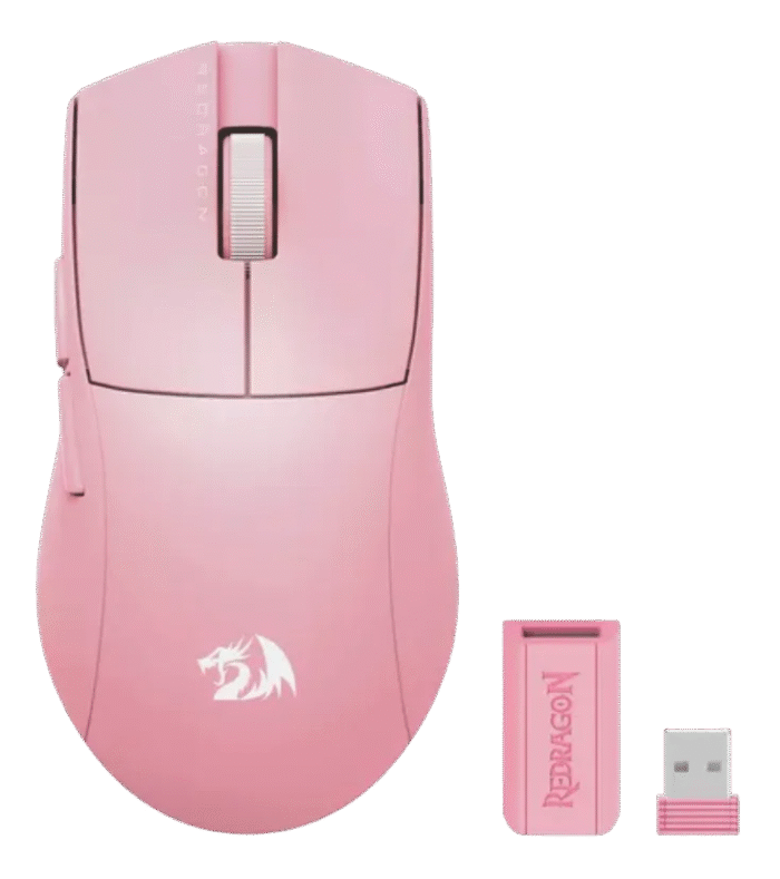 MOUSE REDRAGON K1NG PRO M916P - PRO - 1K ROSADO 26.000DPI - Imagen 3