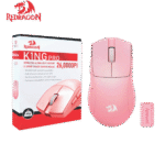MOUSE REDRAGON K1NG PRO M916P - PRO - 1K ROSADO 26.000DPI