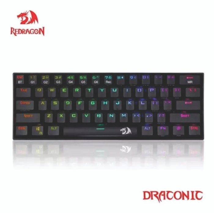 TECLADO REDRAGON DRACONIC-1 TECLADO GAMER REDRAGON DRACONIC K530 RGB NEGRO SWICH BROWN - Imagen 2