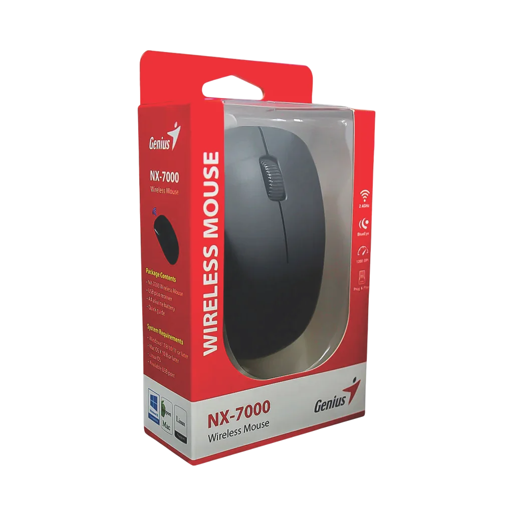 MOUSE-GENIUS-NX-7000-Photoroom MOUSE GENIUS NX-7000 WIRELESS 2.4GHZ 1200DPI - Imagen 1