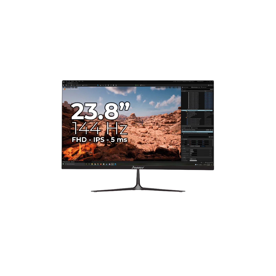 23.8-144Hz-Photoroom MONITOR JANUS 23.8" 144HZ IPS FHD 1MS - Imagen 1