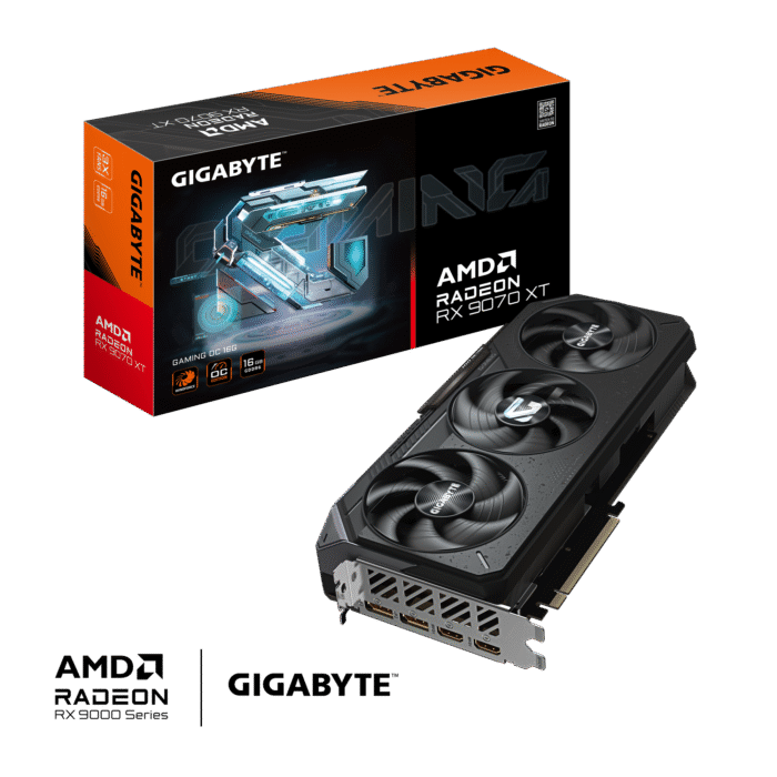 Radeon™ RX 9070 XT GAMING OC 16G-02 Tarjeta Gráfica Gigabyte Radeon™ RX 9070 XT GAMING OC 16G - Imagen 1