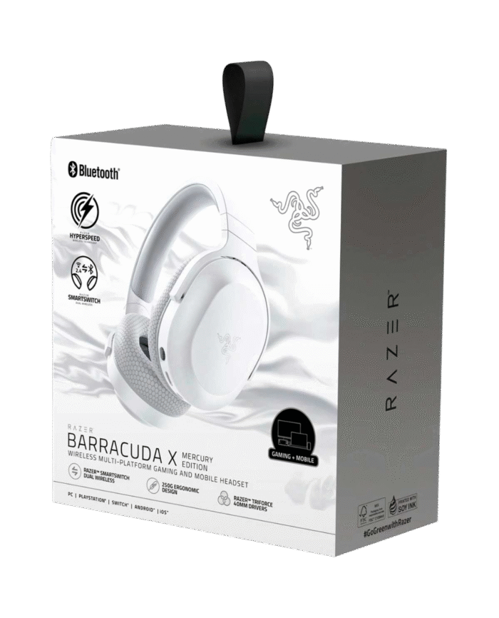 Auriculares Inalámbricos Razer Barracuda X Blanco - Imagen 2