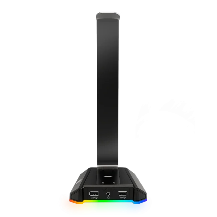 Soporte para Diademas VSG™ Atlas – RGB USB con HUB y Jack 3.5 mm - Imagen 3