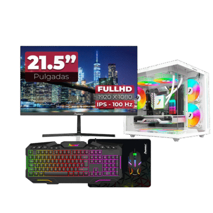 EQUIPO AMD Ryzen™ 5 8500G/ A-620M / 16GB RAM/ SSD 512GB/ MONITOR 22″ JANUS