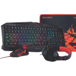 Kit de Teclado y Mouse Gamer Redragon S101-BA Español — Color Negro