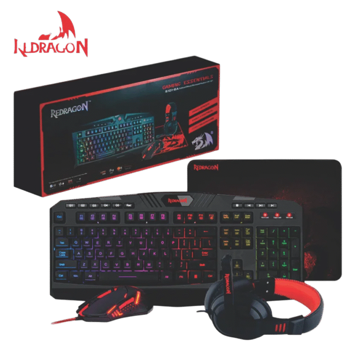 Kit de Teclado y Mouse Gamer Redragon S101-BA Español — Color Negro - Imagen 4