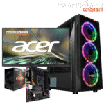 EQUIPO AMD Ryzen™ 5 5600GT | 16GB DDR4 | M.2 512GB |  ASUS TUF GAMING A520M-PLUS WIFI | Chasis Power Group X18 | 600W 80+ | Monitor | Combo Teclado + Mouse