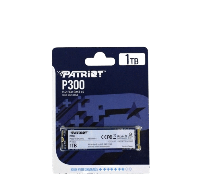 NVMe SSD Patriot P300 1TB M.2  PCIe Gen3 - Imagen 4
