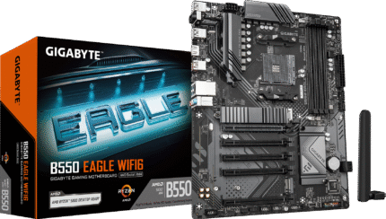 Motherboard GIGABYTE B550 EAGLE WIFI6 | Socket AM4 | DDR4 | PCIe 4.0 | WiFi 6 Integrado