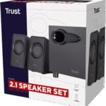 Parlantes Trust Avora 2.1 | Sonido Potente con Subwoofer | Ideal para PC y Multimedia