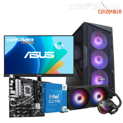 PC Gamer i5 14600KF + RTX 3050 6GB | 16GB DDR5 RGB | SSD M.2 | Refrigeración Líquida 240mm