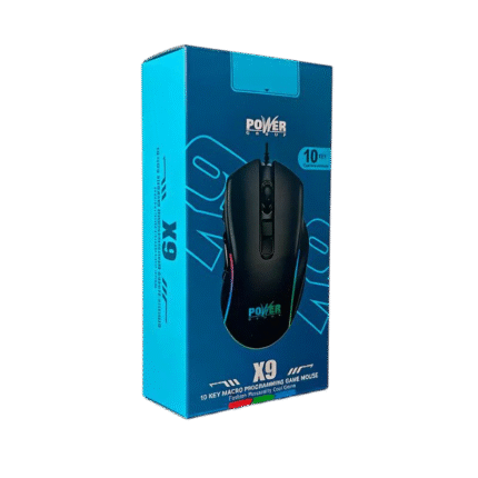 Mouse Power X9 | Alta Precisión | Diseño Ergonómico | Conexión USB | Movimiento Fluido