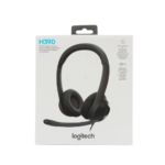 Diadema Logitech H390 USB | Micrófono con Cancelación de Ruido | Audio Digital Estéreo | Controles Integrados | Plug & Play