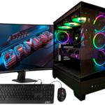 EQUIPO EVC DYNAMIC RYZEN 5 8600G | BOARD B650M WIFI | 16GB RAM DDR5 | M.2 500GB PCIe |  FUENTE COUGAR ATLAS 750W 80+ BRONZE | CHASIS PECERA ASUS | MONITOR 21.5" | COMBO TECLADO Y MOUSE