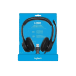 Diadema Logitech H390 USB | Micrófono con Cancelación de Ruido | Audio Digital Estéreo | Controles Integrados | Plug & Play