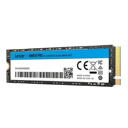Lexar NM610 Pro 1TB | SSD M.2 NVMe PCIe 3.0 x4 | Hasta 3300MB/s | Alto Rendimiento