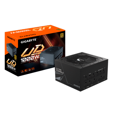 Gigabyte UD1000 V2 1000W | 80 Plus Gold | Full Modular | Alta Potencia | Protección Completa | ATX