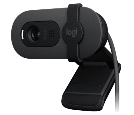 Logitech Brio 100 | Webcam Full HD 1080p | Micrófono Integrado | RightLight 2 | Tapa de Privacidad