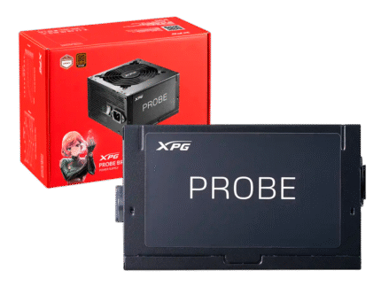 Fuente XPG Probe 600W 80 Plus Bronze | ATX | Ventilador 120mm | Protecciones Industriales | PROBE600B-BKCUS