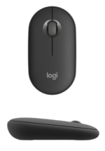 MOUSE LOGITECH INALAMBRICO M350 PLEBBLE 2 BLACK - Imagen 3