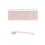 COMBO TECLADO Y MOUSE INALAMBRICO SLIM LOGITECH MK470 PINK - Imagen 5