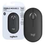 MOUSE LOGITECH INALAMBRICO M350 PLEBBLE 2 BLACK