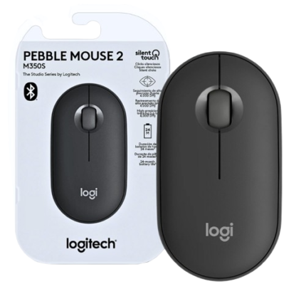 MOUSE LOGITECH INALAMBRICO M350 PLEBBLE 2 BLACK