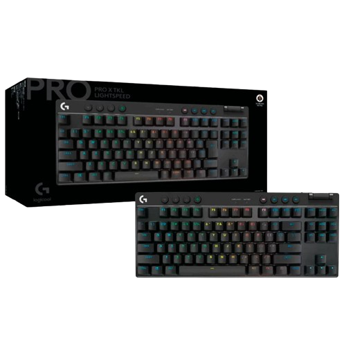 Product_20231116175317160326051.webimage-FB2E05D6-AB6F-4653-88359523CFD94AD0-removebg-preview TECLADO GAMER MECANICO LOGITECH G PRO X TKL LIGHTSPEED - LIGHTSYNC NEGRO - Imagen 1