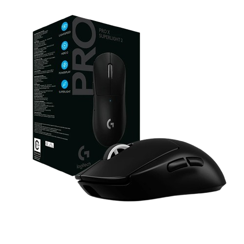 Product_20240628115338799375044.ARTE_LOGITECH-removebg-preview MOUSE GAMER INALAMBRICO LOGITECH G PRO X SUPERLIGHT 2 NEGRO - Imagen 1