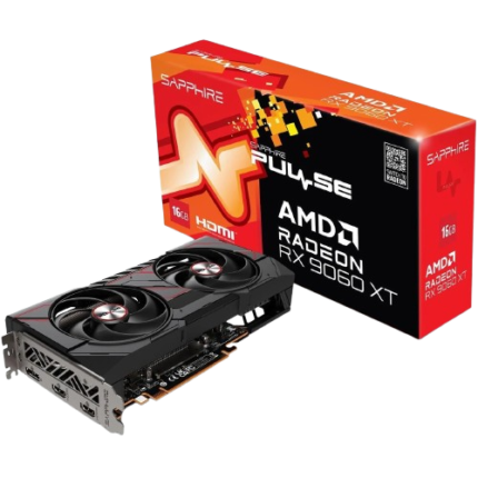 TARJETA GRAFICA SAPPHIRE PULSE AMD RADEON RX9060XT 16GB