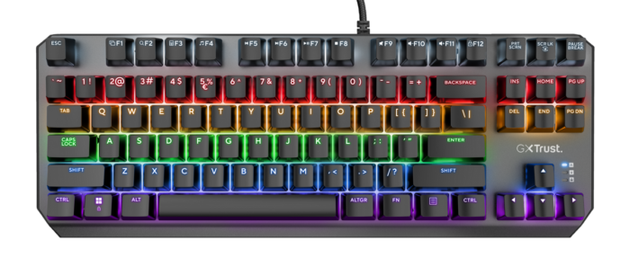 TECLADO MECANICO TRUST GXT 834 CALLAZ 80%  TKL - Imagen 4
