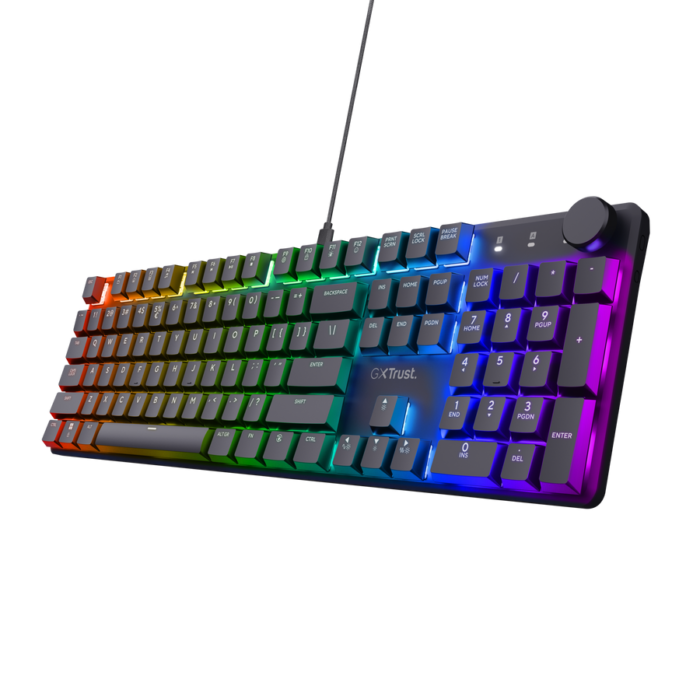 TECLADO MECANICO TRUST GXT 866 TORIX 100% - Imagen 2