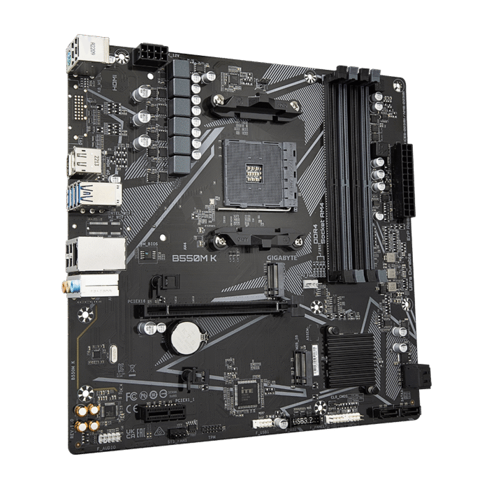 MOTHERBOARD AMD GIGABYTE B550M-K ULTRA DURABLE AM4 - Imagen 3